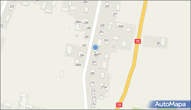 Mikułowice, Mikułowice, 265, mapa Mikułowice