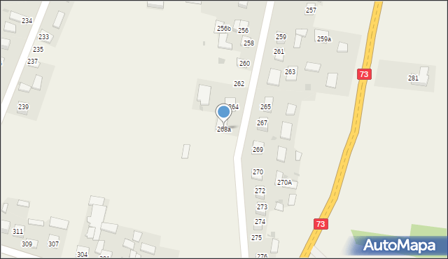 Mikułowice, Mikułowice, 268a, mapa Mikułowice