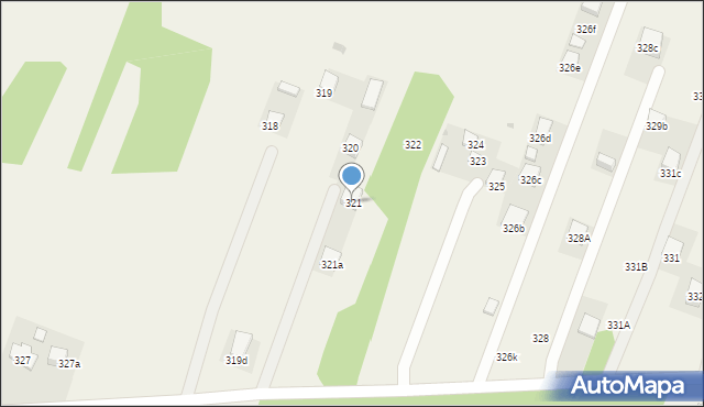 Mikułowice, Mikułowice, 321, mapa Mikułowice