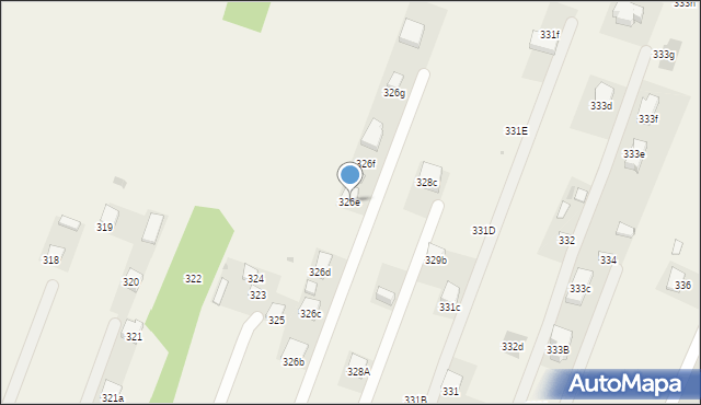 Mikułowice, Mikułowice, 326e, mapa Mikułowice