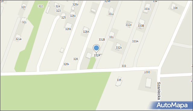 Mikułowice, Mikułowice, 331A, mapa Mikułowice