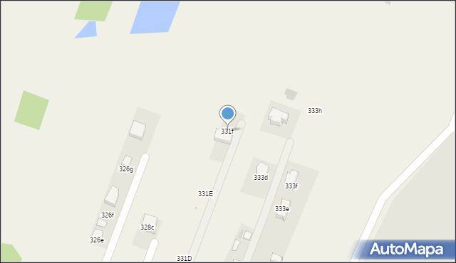 Mikułowice, Mikułowice, 331f, mapa Mikułowice