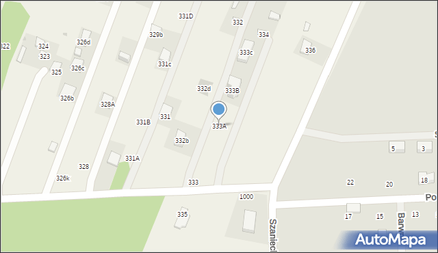 Mikułowice, Mikułowice, 333A, mapa Mikułowice