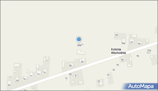 Mikułowice, Mikułowice, 65a, mapa Mikułowice