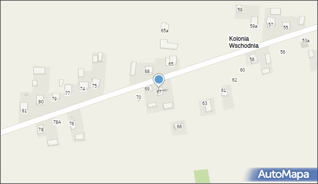 Mikułowice, Mikułowice, 67, mapa Mikułowice