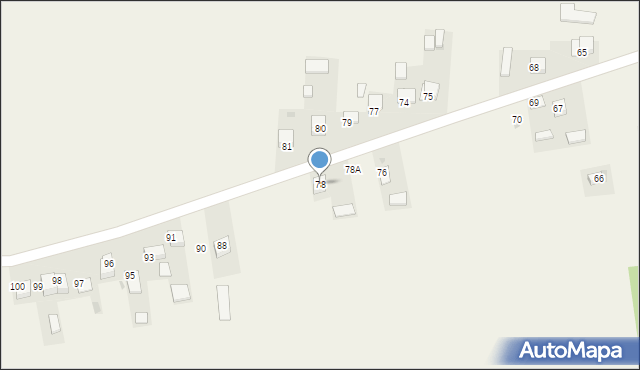 Mikułowice, Mikułowice, 78, mapa Mikułowice