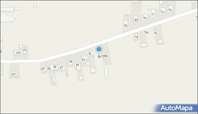 Mikułowice, Mikułowice, 90, mapa Mikułowice