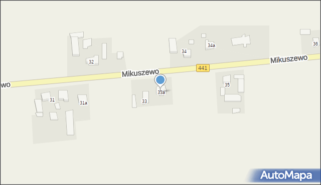 Mikuszewo, Mikuszewo, 33a, mapa Mikuszewo