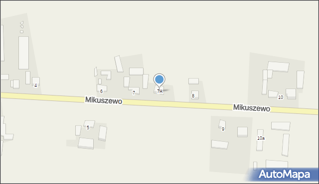 Mikuszewo, Mikuszewo, 7A, mapa Mikuszewo