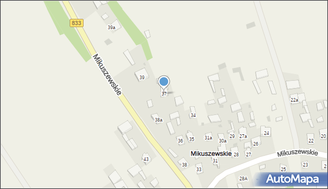 Mikuszewskie, Mikuszewskie, 37, mapa Mikuszewskie