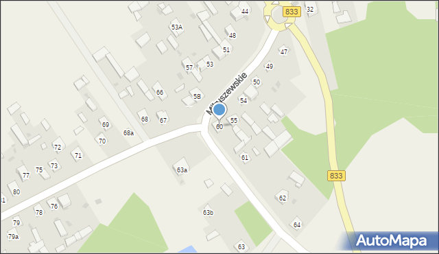 Mikuszewskie, Mikuszewskie, 60, mapa Mikuszewskie