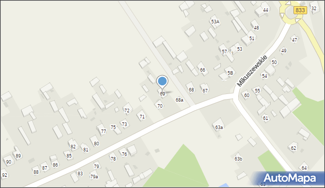 Mikuszewskie, Mikuszewskie, 69, mapa Mikuszewskie