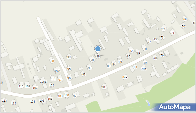 Mikuszewskie, Mikuszewskie, 89, mapa Mikuszewskie