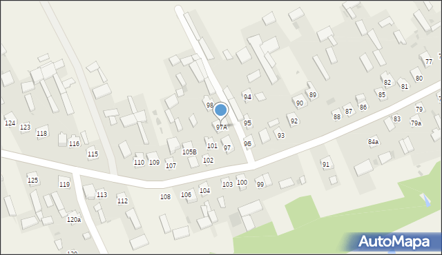 Mikuszewskie, Mikuszewskie, 97A, mapa Mikuszewskie
