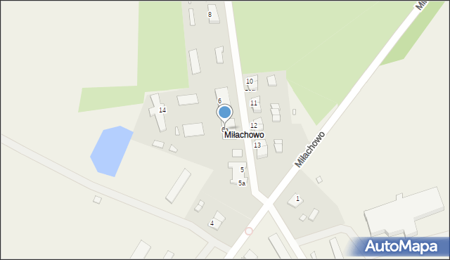 Miłachowo, Miłachowo, 6a, mapa Miłachowo