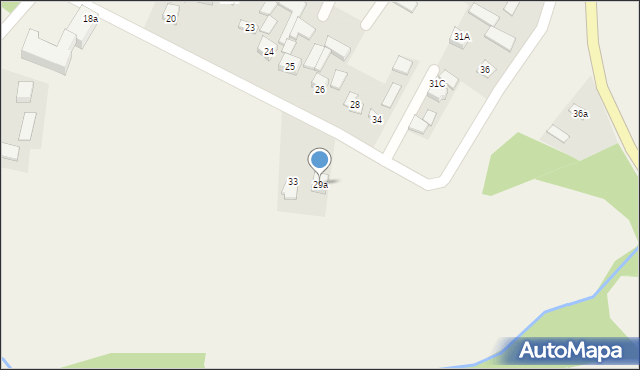 Milanowska Wólka, Milanowska Wólka, 29a, mapa Milanowska Wólka