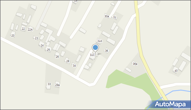 Milanowska Wólka, Milanowska Wólka, 31b, mapa Milanowska Wólka