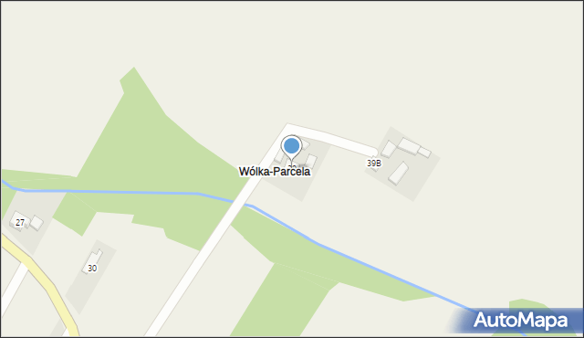 Milanowska Wólka, Milanowska Wólka, 39a, mapa Milanowska Wólka