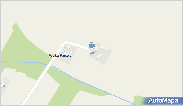 Milanowska Wólka, Milanowska Wólka, 39B, mapa Milanowska Wólka