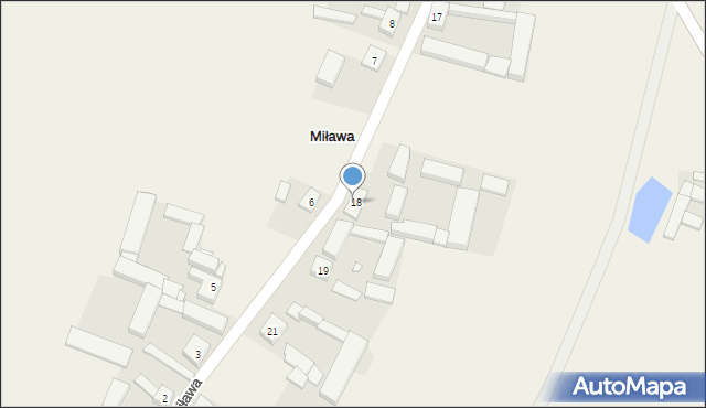 Miława, Miława, 19, mapa Miława