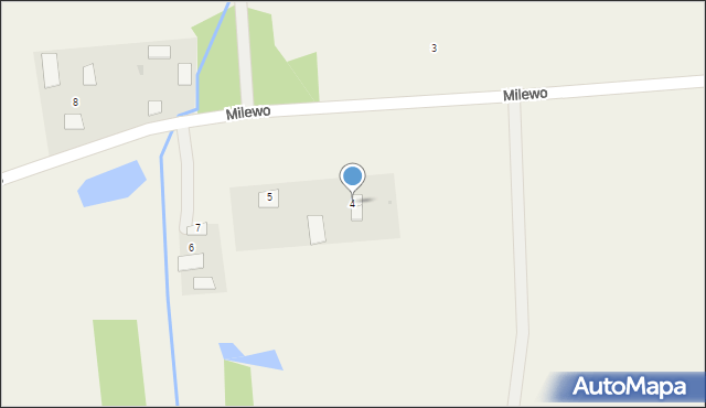 Milewo, Milewo, 4, mapa Milewo