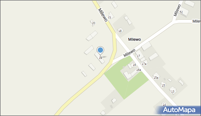 Milewo, Milewo, 19, mapa Milewo