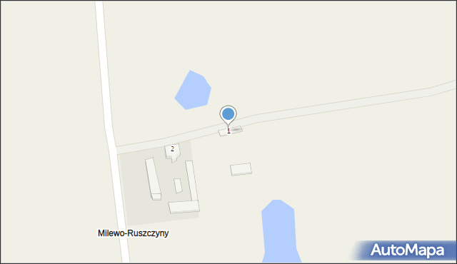 Milewo-Brzegędy, Milewo-Ruszczyny, 1, mapa Milewo-Brzegędy