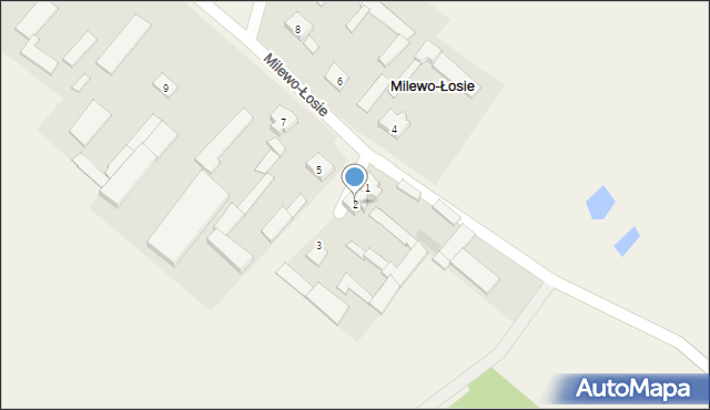 Milewo-Łosie, Milewo-Łosie, 2, mapa Milewo-Łosie