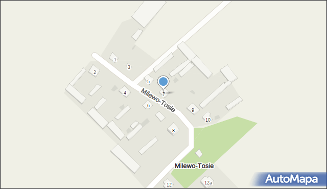 Milewo-Tosie, Milewo-Tosie, 7, mapa Milewo-Tosie