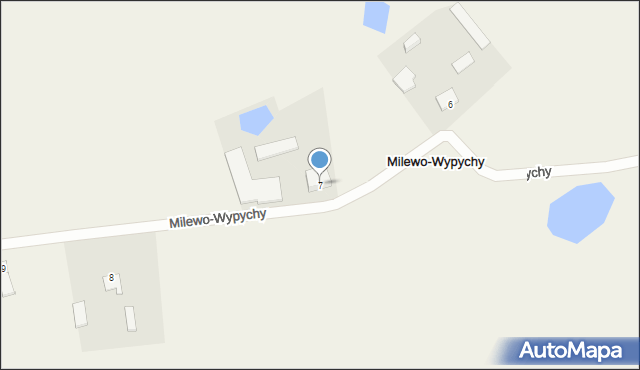 Milewo-Wypychy, Milewo-Wypychy, 7, mapa Milewo-Wypychy