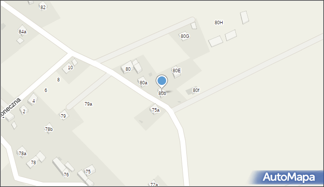 Milików, Milików, 81a, mapa Milików