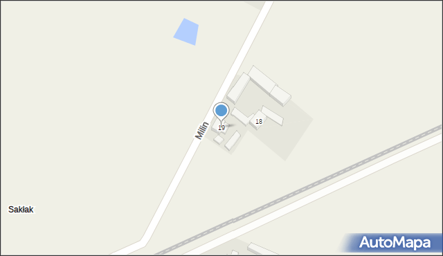 Milin, Milin, 19, mapa Milin