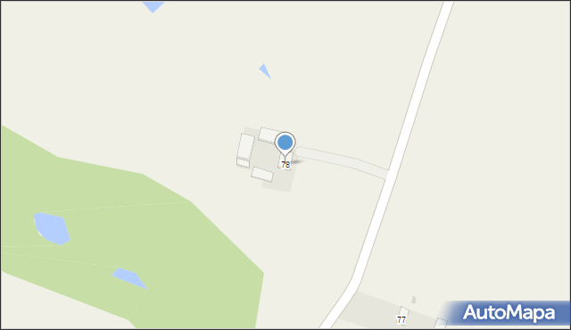 Miliszewy, Miliszewy, 78, mapa Miliszewy