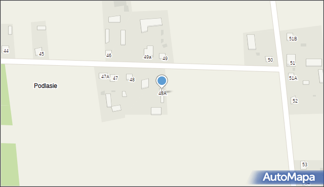 Miłków, Miłków, 48A, mapa Miłków