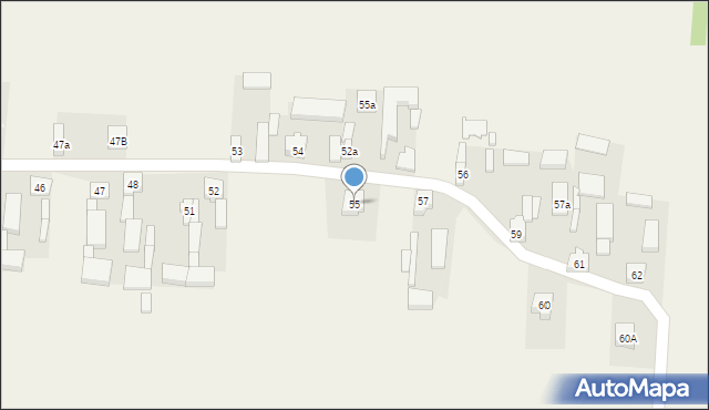 Miłochniewice, Miłochniewice, 55, mapa Miłochniewice