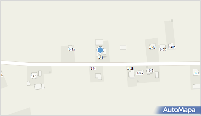 Miłocice, Miłocice, 143, mapa Miłocice