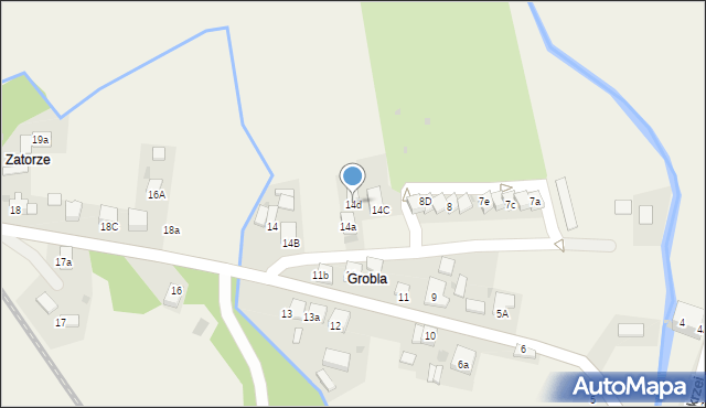 Miłocice, Miłocice, 14d, mapa Miłocice