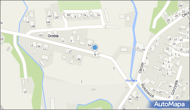 Miłocice, Miłocice, 6, mapa Miłocice