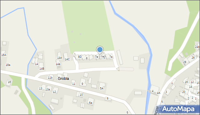 Miłocice, Miłocice, 7d, mapa Miłocice