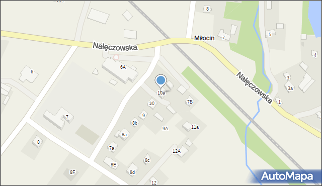 Miłocin, Miłocin, 10a, mapa Miłocin