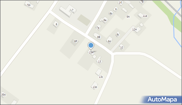 Miłocin, Miłocin, 13A, mapa Miłocin