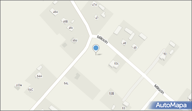 Miłocin, Miłocin, 63d, mapa Miłocin
