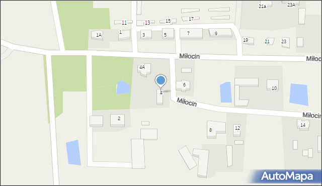 Miłocin, Miłocin, 4, mapa Miłocin