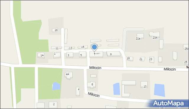 Miłocin, Miłocin, 7, mapa Miłocin