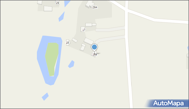 Miłodróż, Miłodróż, 18a, mapa Miłodróż