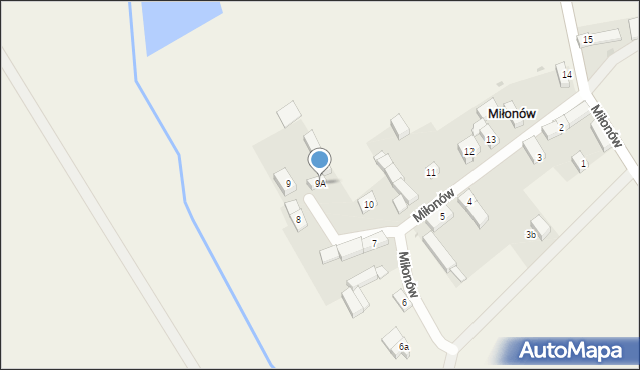 Miłonów, Miłonów, 9A, mapa Miłonów