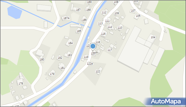 Miłoszów, Miłoszów, 120, mapa Miłoszów