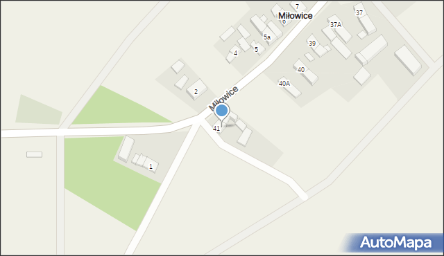 Miłowice, Miłowice, 42, mapa Miłowice