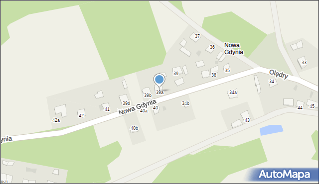 Minikowo, Minikowo, 39a, mapa Minikowo