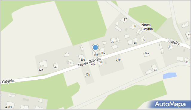 Minikowo, Minikowo, 39b, mapa Minikowo